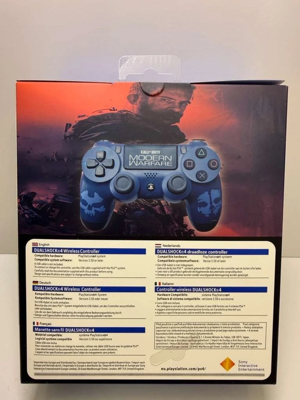 Sony Wireless controller ps4 call of duty special edition